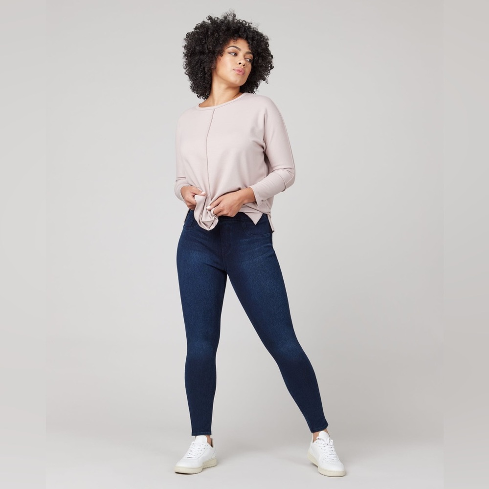 NWT SPANX Jean-ish Ankle Leggings in Twilight Rinse